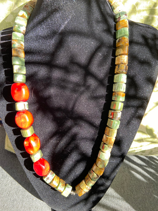 Coral Snake Necklace